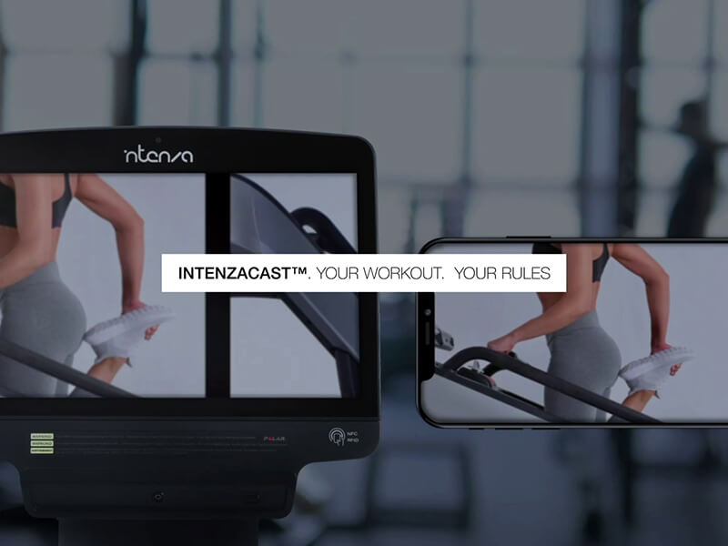 Intenzacast™ （インテンザキャスト）と共にあなただけのワークアウトを
