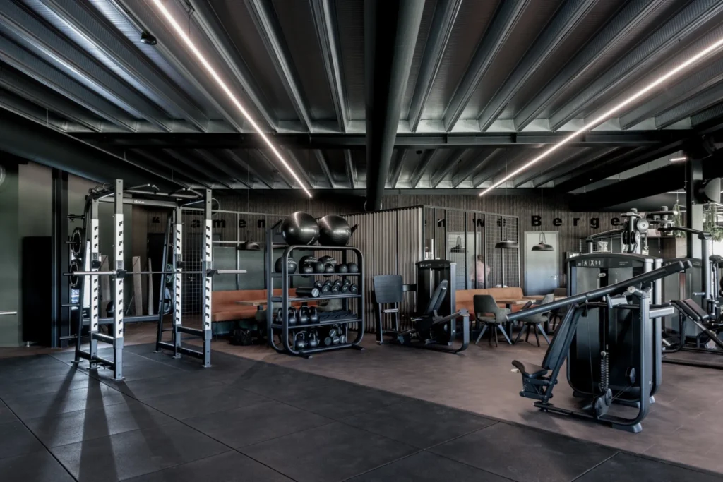 Body Dynamics strength training area featuring Intenza equipment, engineered for precision, durability, and aesthetic harmony.